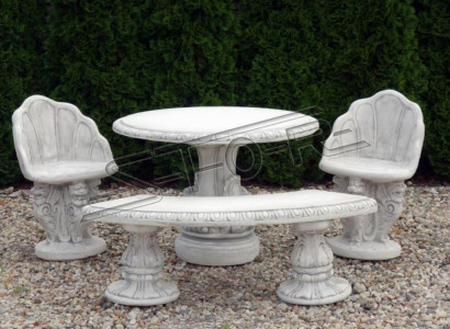 Stone table terrace garden decoration furniture noble antique style design